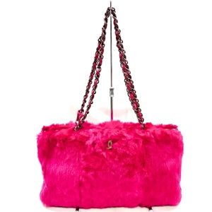 Chanel Rabbit Fur Bag - Fuscia
